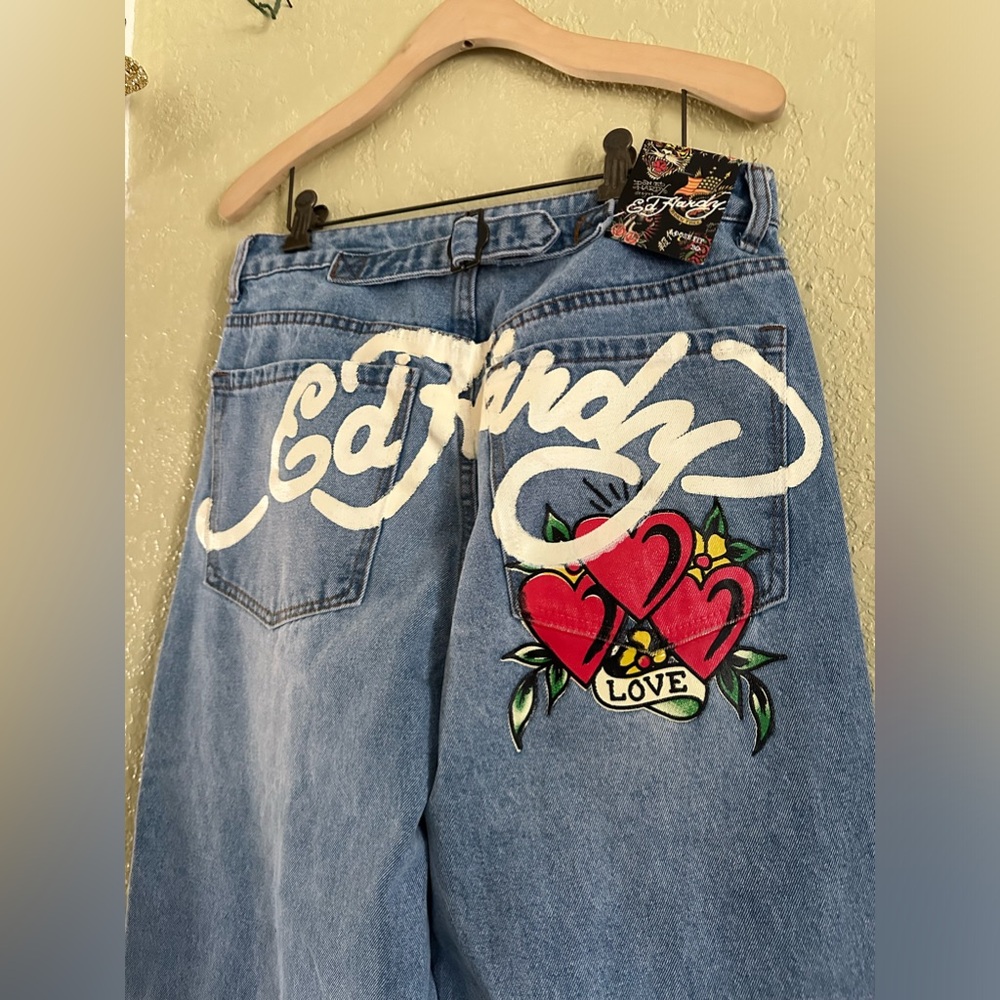 Edhardy  wide leg  size 30
